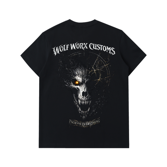Wolf Worx Customs Pack Over Everything Essential Heavyweight Cotton T-Shirt