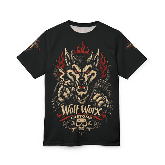 Wolf Worx Customs Raised On Legacy Pinstripe Sacrifice T- Shirt