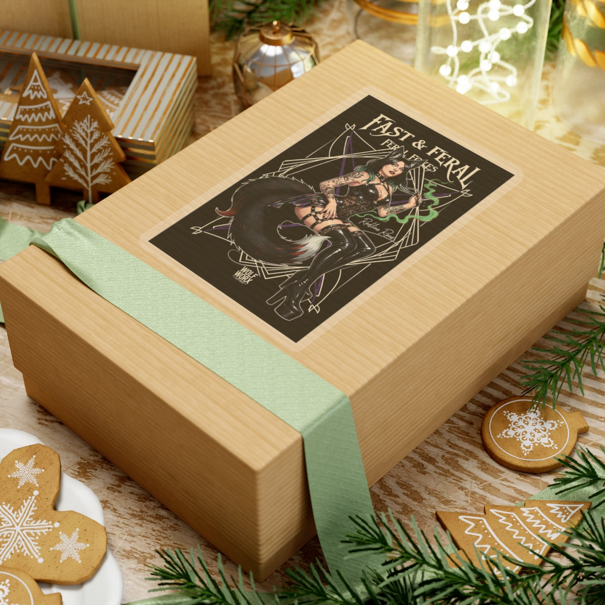 Feral Foxes Redline Rene Sticker