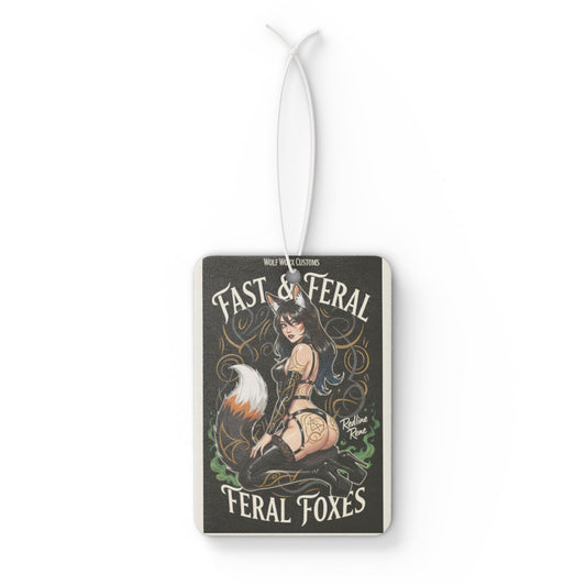 Feral Foxes Redline Rene Air Freshner