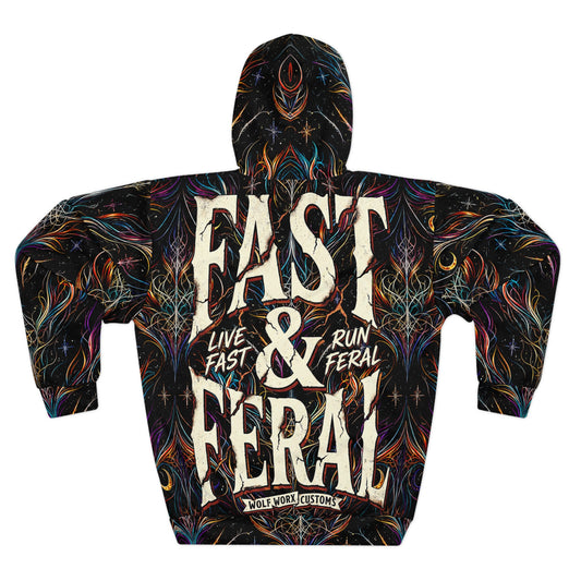 Wolf Worx Customs Fast & Feral Graphic Hoodie