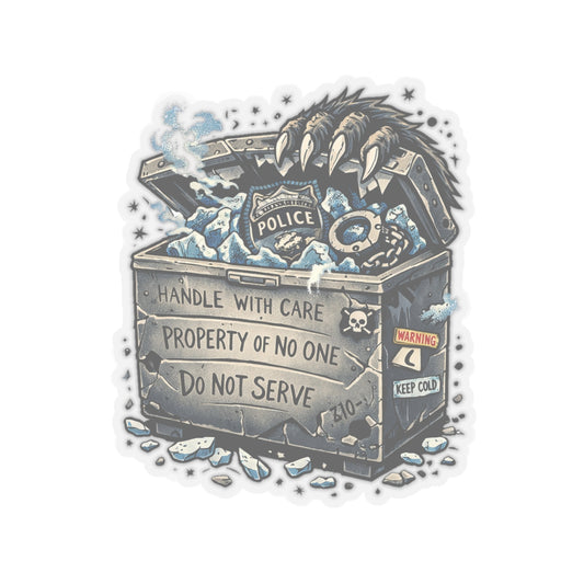 HEAT WINS! Kenzie Killz / Wolf Worx Customs / Witch Wolf / NO UR ISH Ice Badge PROTEST COLLAB! ALL Proceeds Go To Charity! STICKER