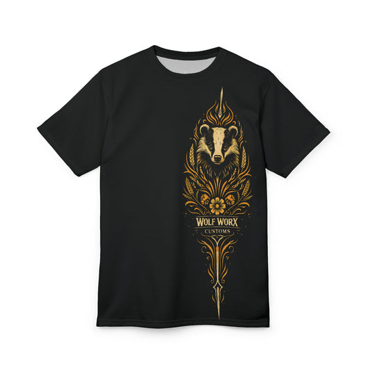 Wolf Worx Customs "Hogwarts Hotrods" Hufflepuff T- Shirt