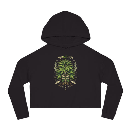 No Ur Ish NOURISH "Gardening" Cropped Hoodie