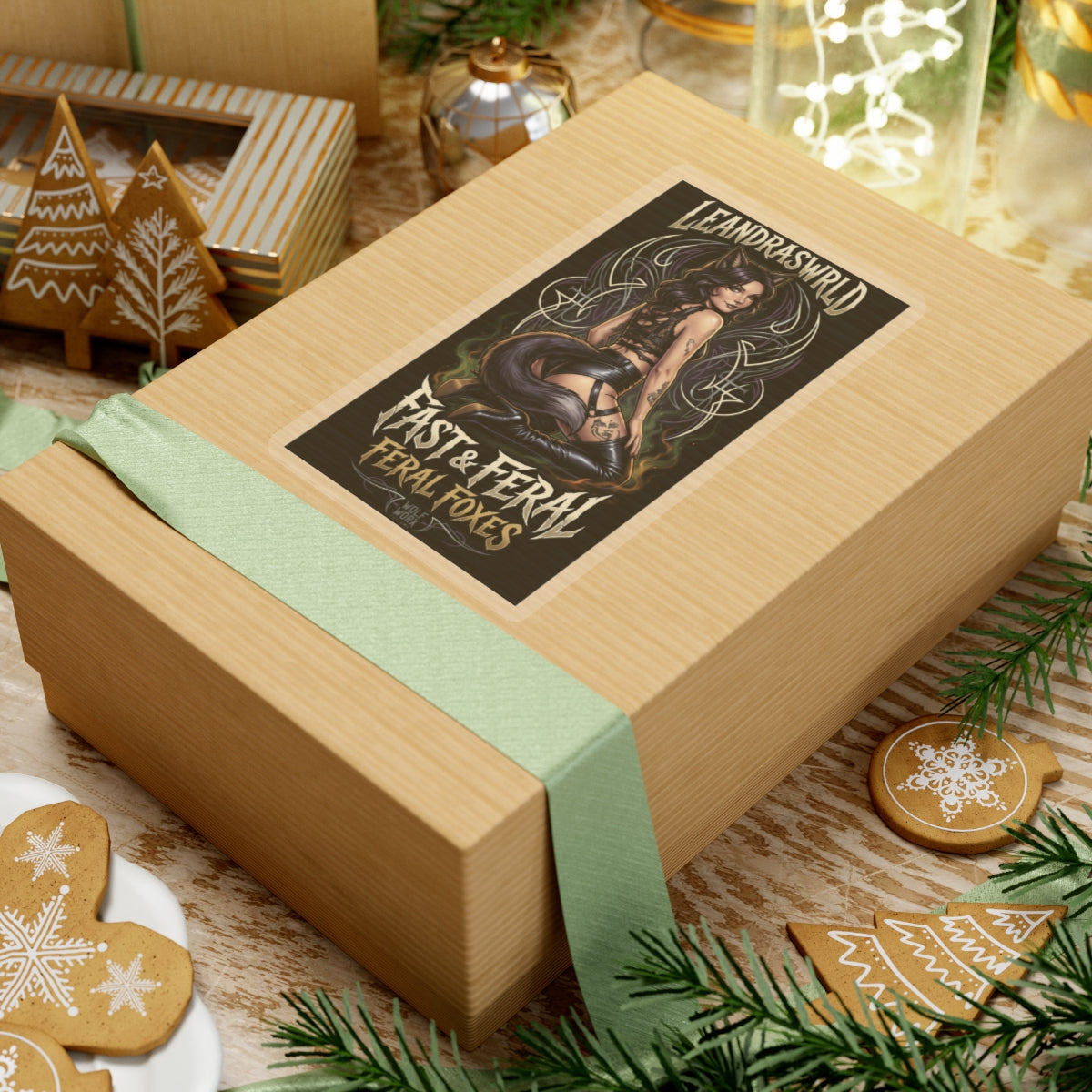 Feral Foxes Leandra Sticker