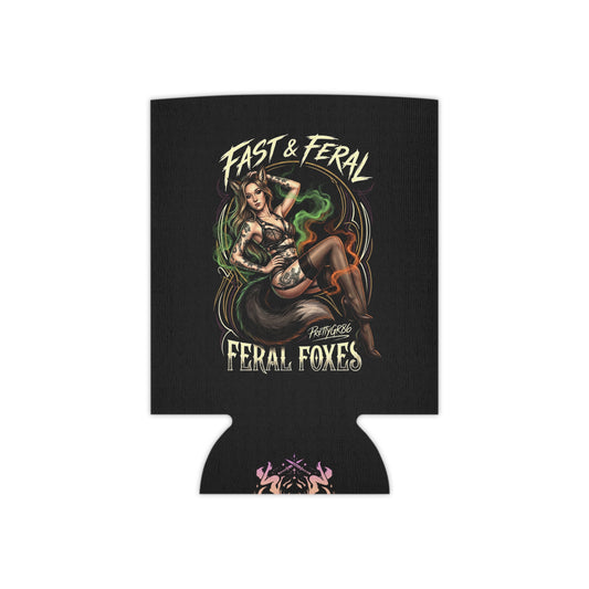Feral Foxes PrettyGr86 Coozie
