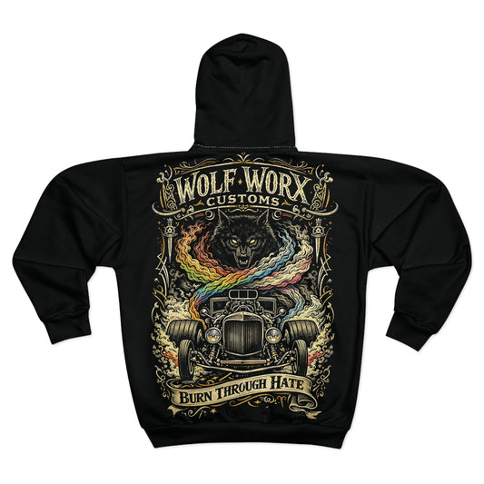Wolf Worx Customs PRIDE Edition Limited Edition Hoodie Charity Donation Included