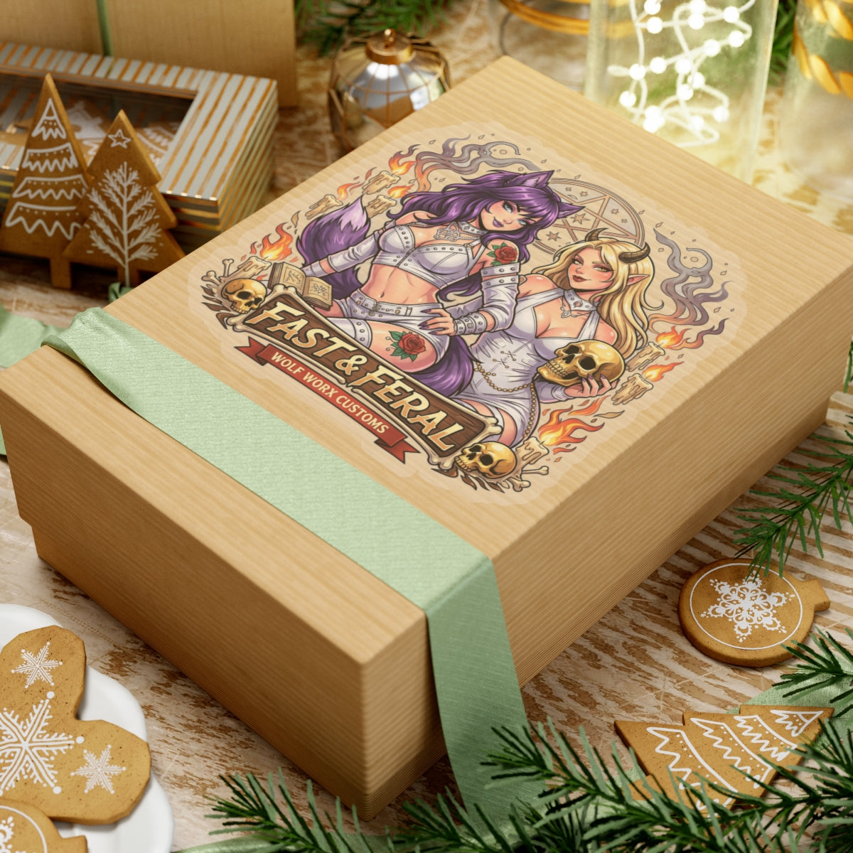 Wolf Worx Customs Witches Anime Sticker