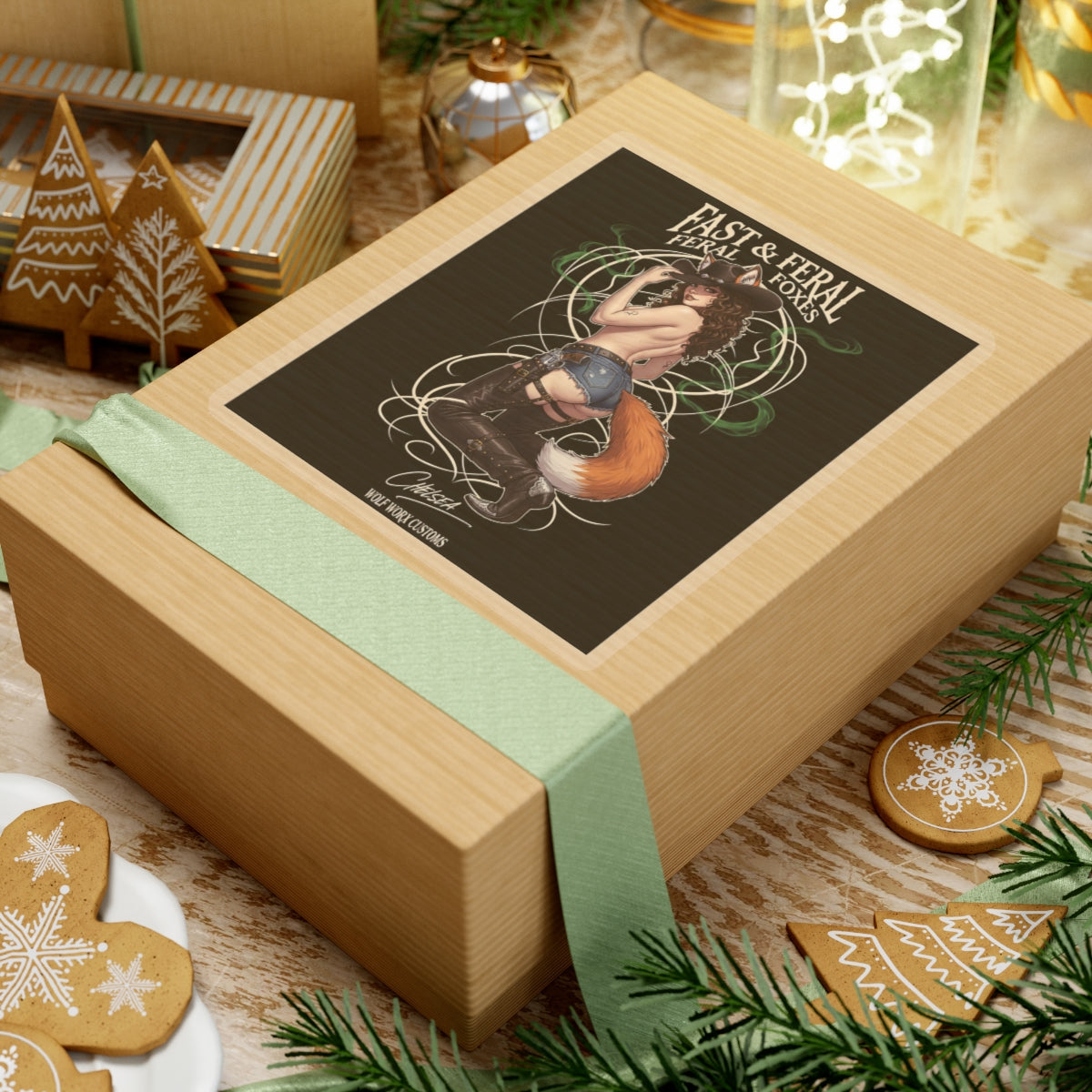 Feral Foxes Chelsea Sticker