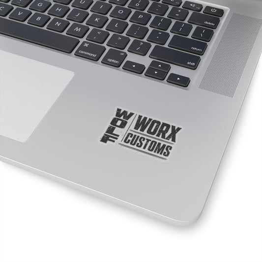 Wolf Worx Customs Typography 2 Sticker