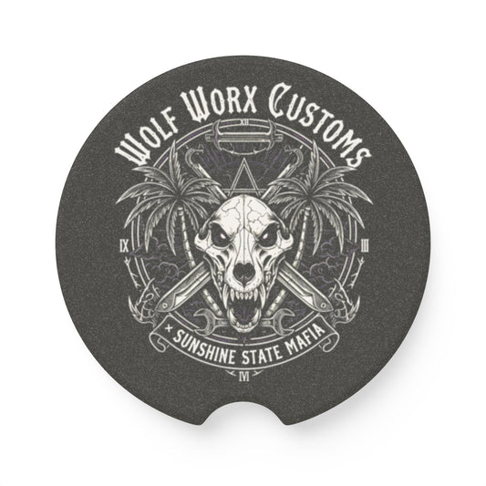 Wolf Worx Customs CCCollab Sunshine State Mafia Car Coaster