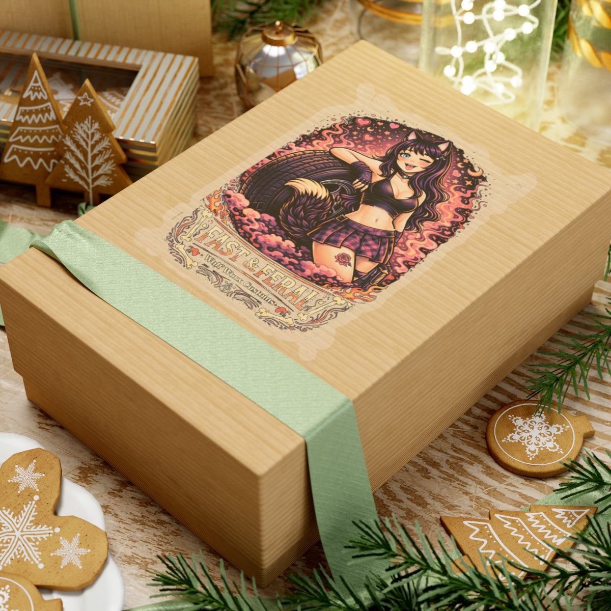 Wolf Worx Customs Fast & Feral Kenzie Killz Tire Sticker