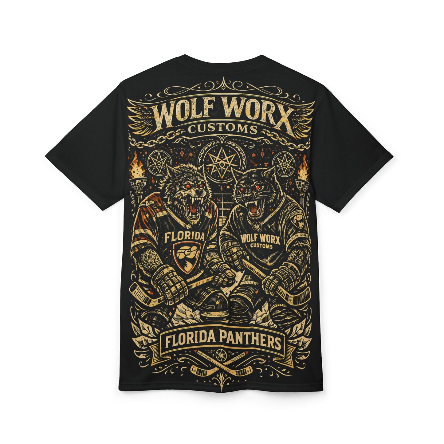 Wolf Worx Customs Florida Panthers Vicious Victory T Shirt