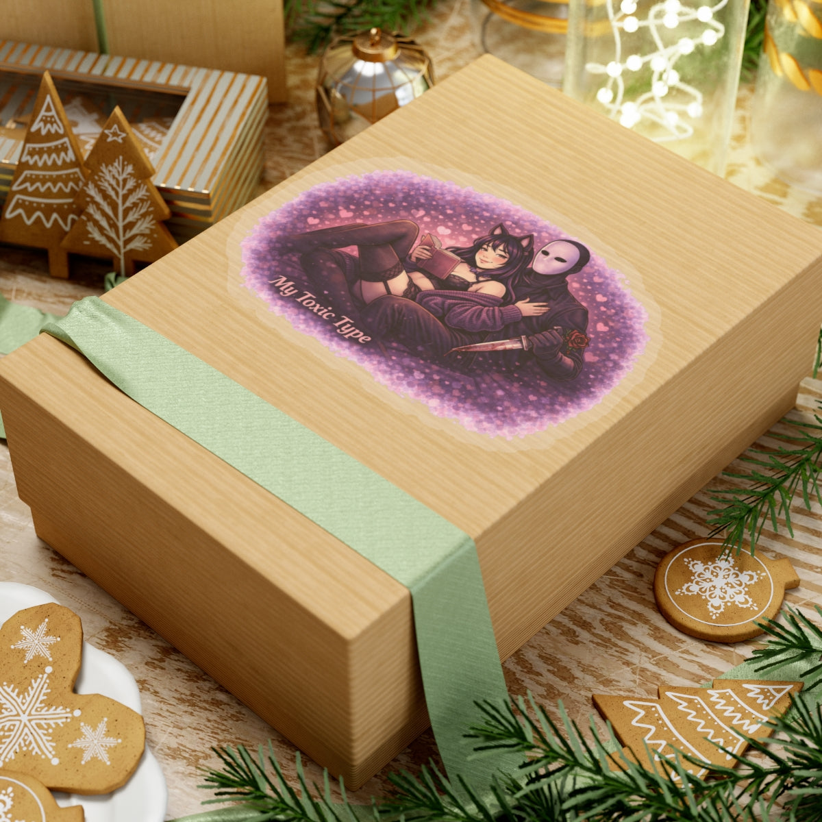 Kenzie Killz Manic Merch My Toxic Type Sticker