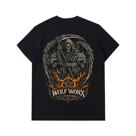 Wolf Worx Customs Reaper Essential Heavyweight Cotton T-Shirt