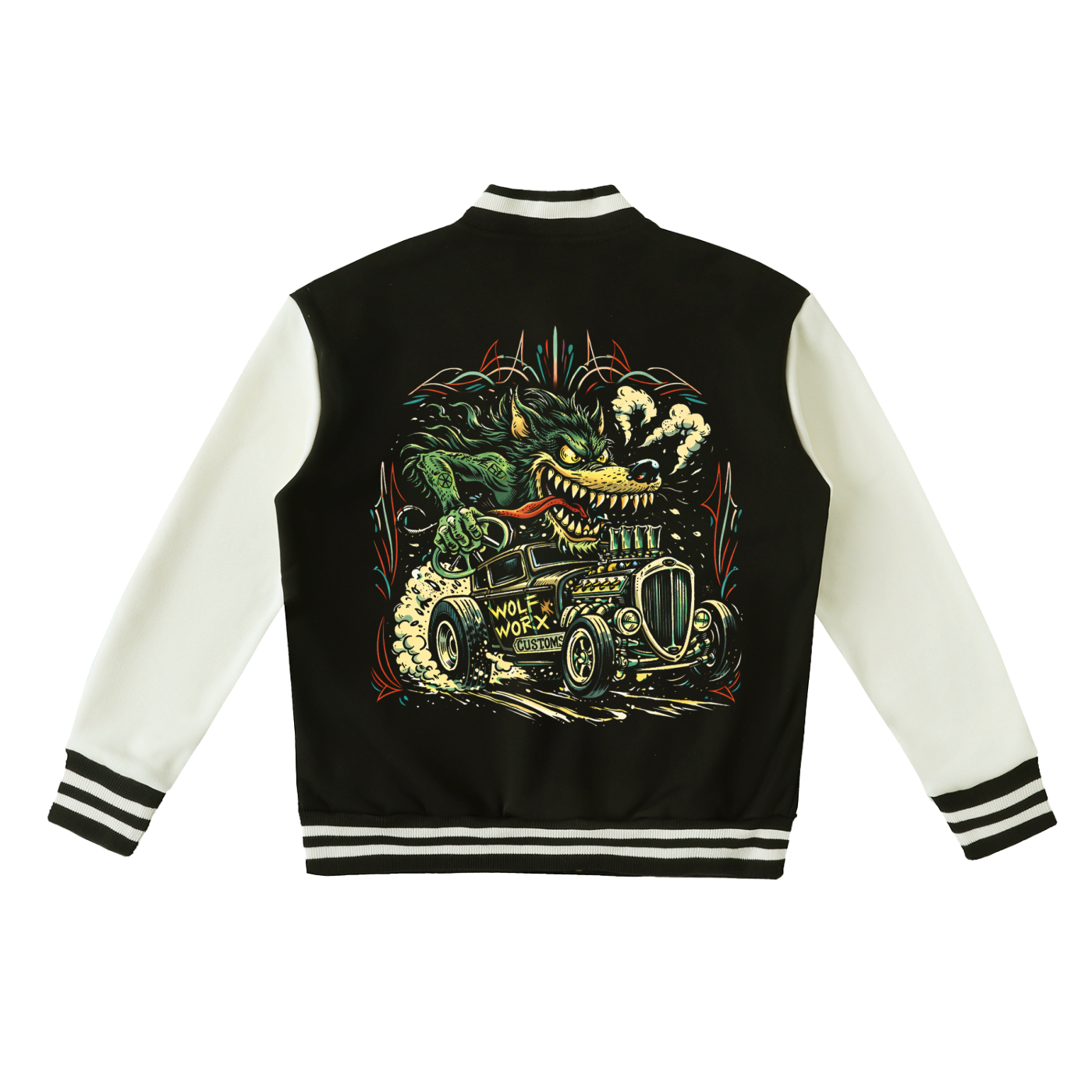 Wolf Worx Customs Raised On Legacy Vintage Varsity Jacket