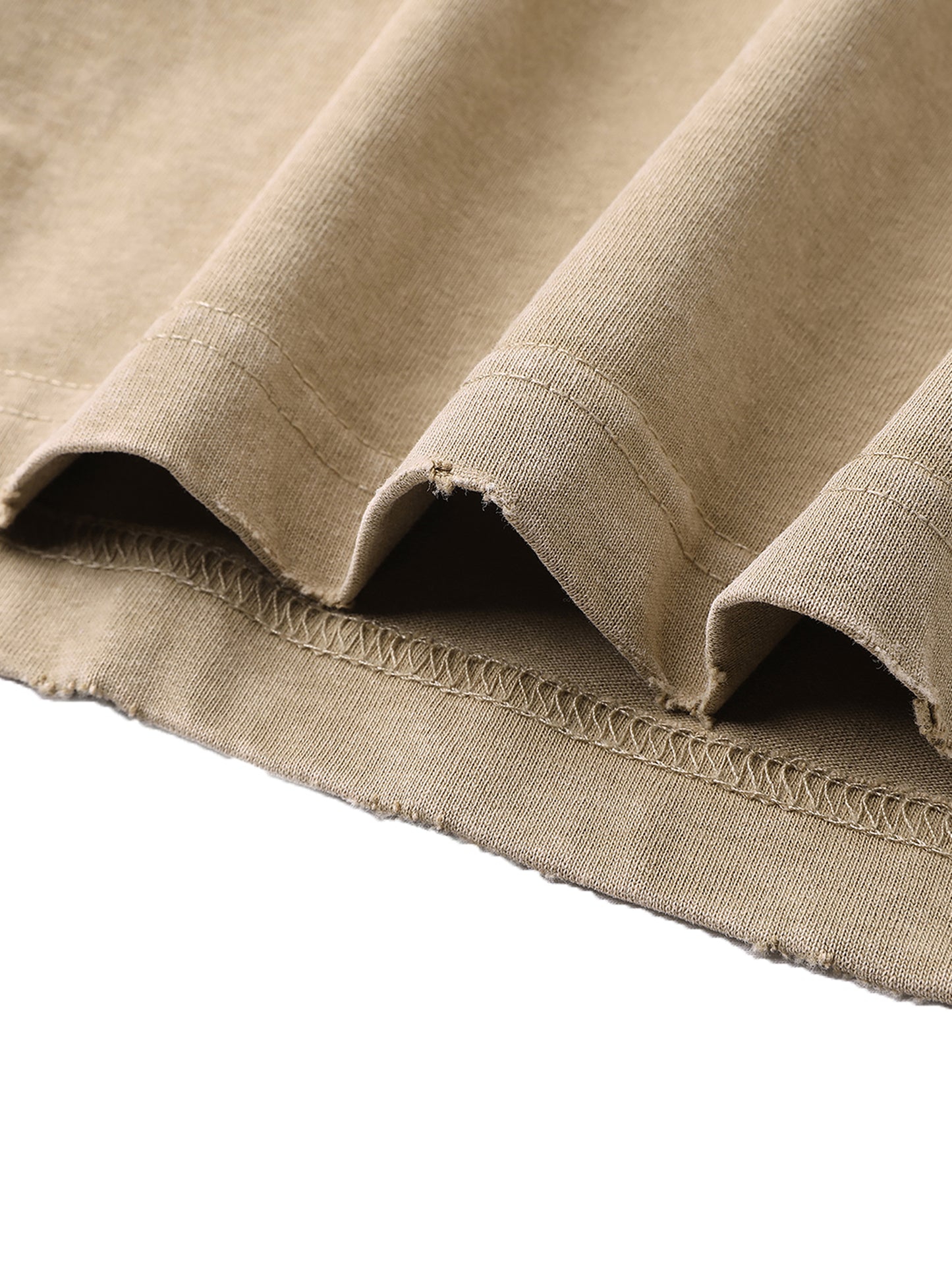 Wolf Worx Customs Pinstripe Sigil Heavyweight Snow Washed Hand-Frayed T-Shirt