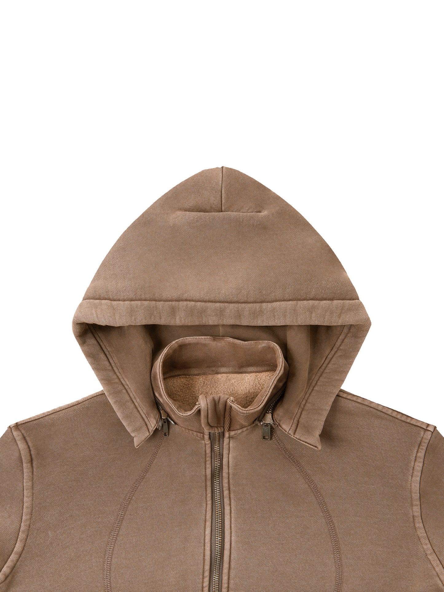 No Ur Ish NOURISH Vintage Washed Cropped Fleece Hoodie