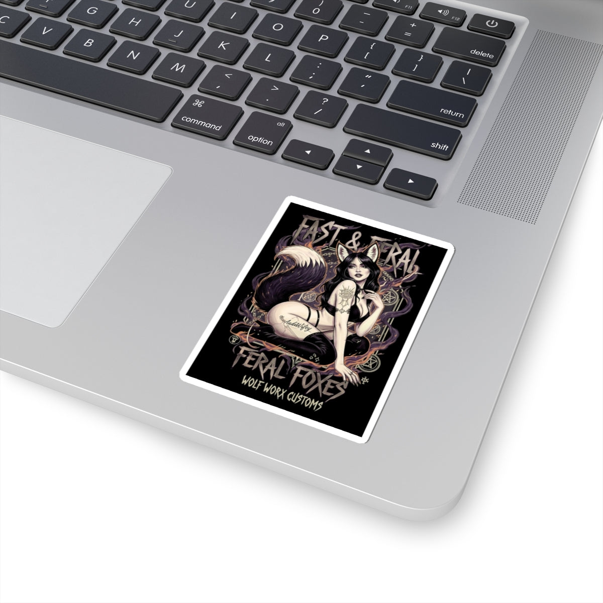 Feral Foxes Audiwifey Sticker