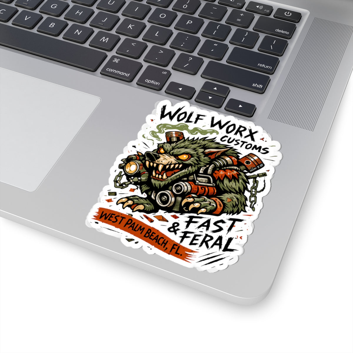 Wolf Worx Customs Rat Fink Sticker