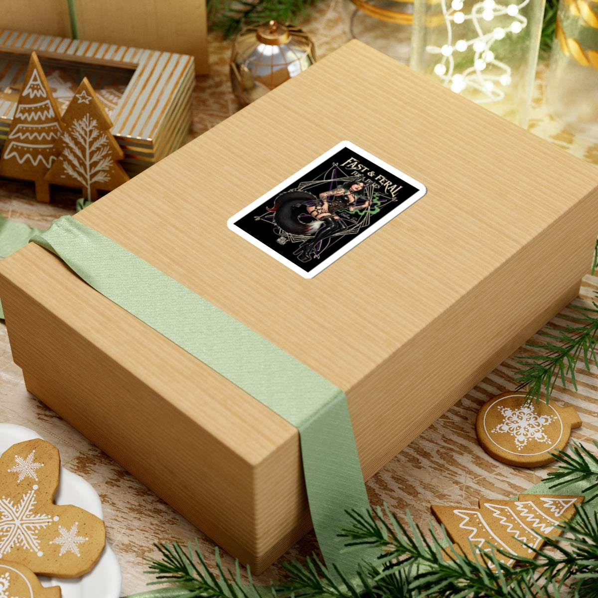 Feral Foxes Redline Rene  Sticker