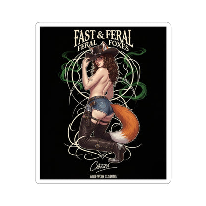 Feral Foxes Chelsea Sticker