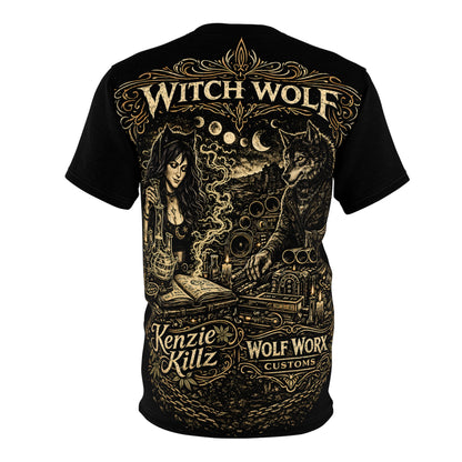 Wolf Worx Customs x Kenzie Killz x Witch Wolf Joint Effort Collab T-Shirt