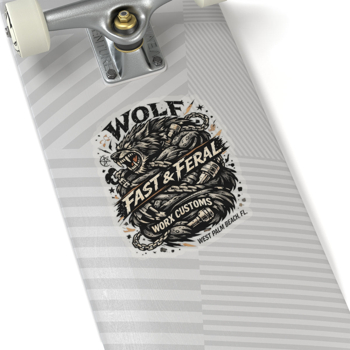 Wolf Worx Customs Wolf Snake Sticker