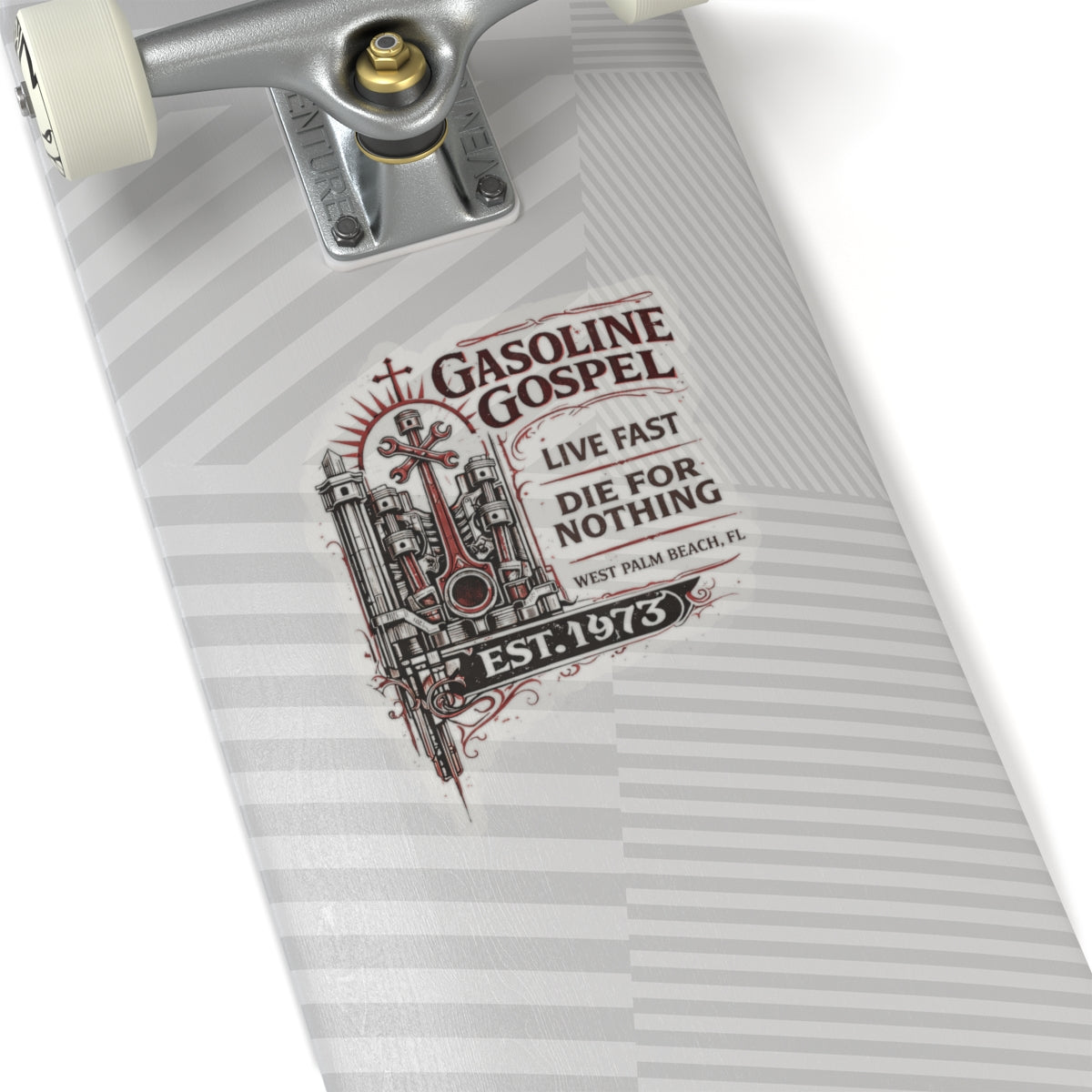 Wolf Worx Customs Gasoline Gospel Sticker