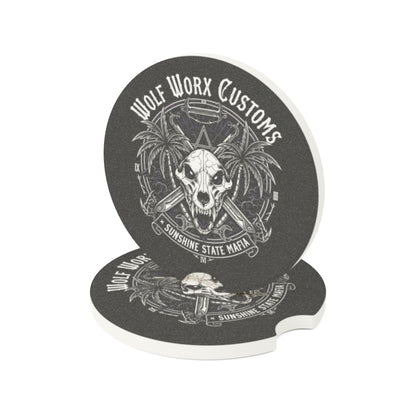 Wolf Worx Customs CCCollab Sunshine State Mafia Car Coaster