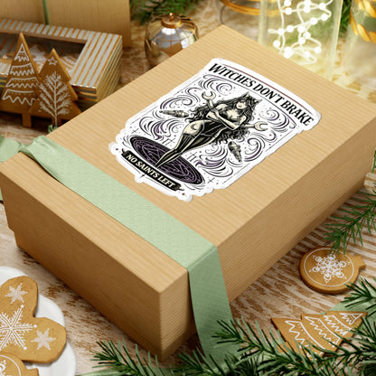 Wolf Worx Customs Witches Don't Break Sticker