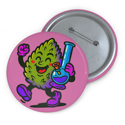 Colorful Marijuana Pin Buttons, Fun Cannabis Pins, Custom Badge, Gift for Stoners, Party Favors, Treat Yourself!