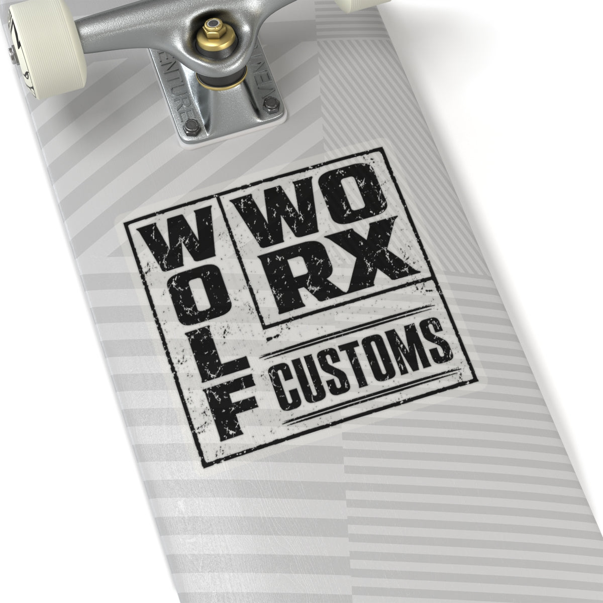 Wolf Worx Customs Typography 1 Sticker