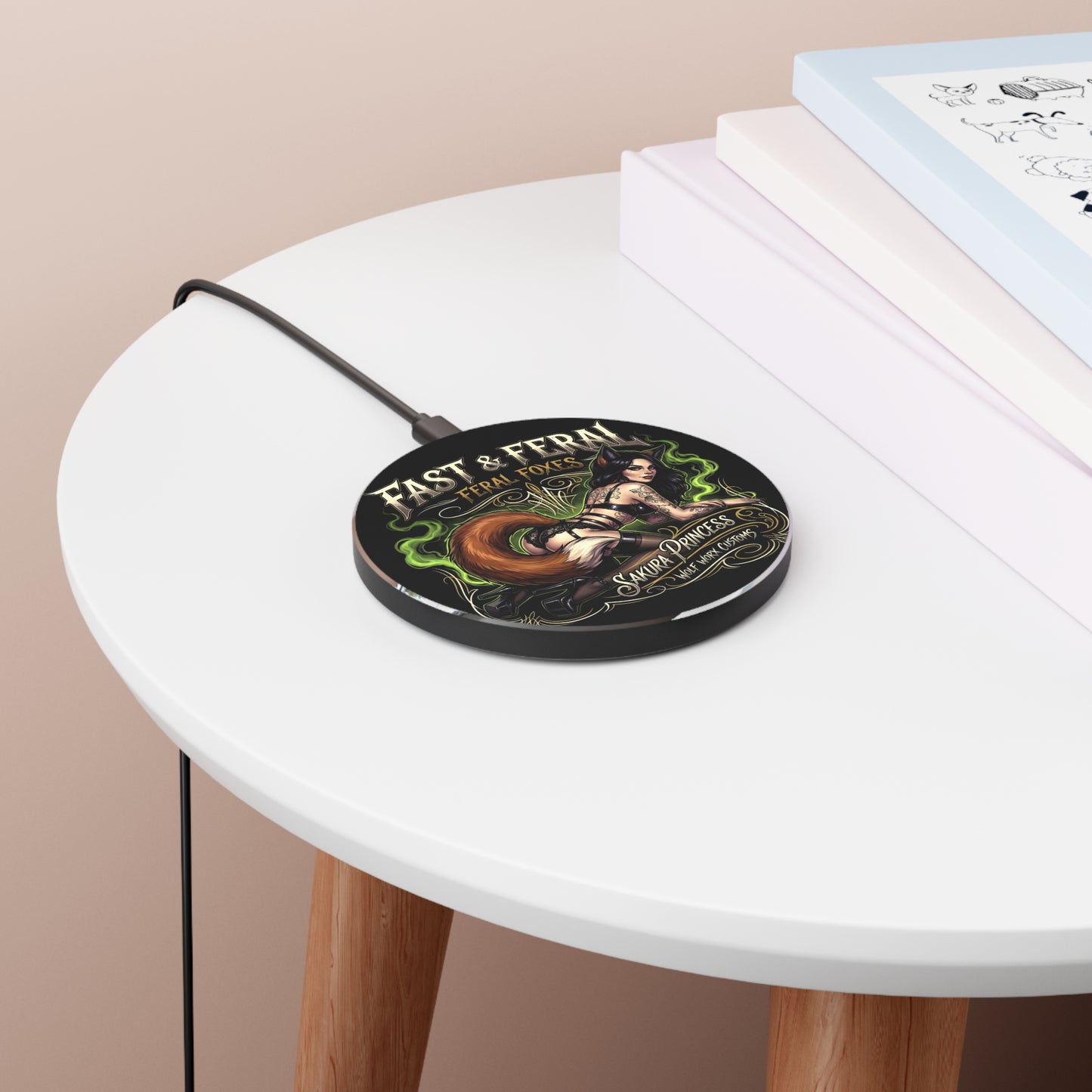 Feral Foxes Sakura Wireless Charger