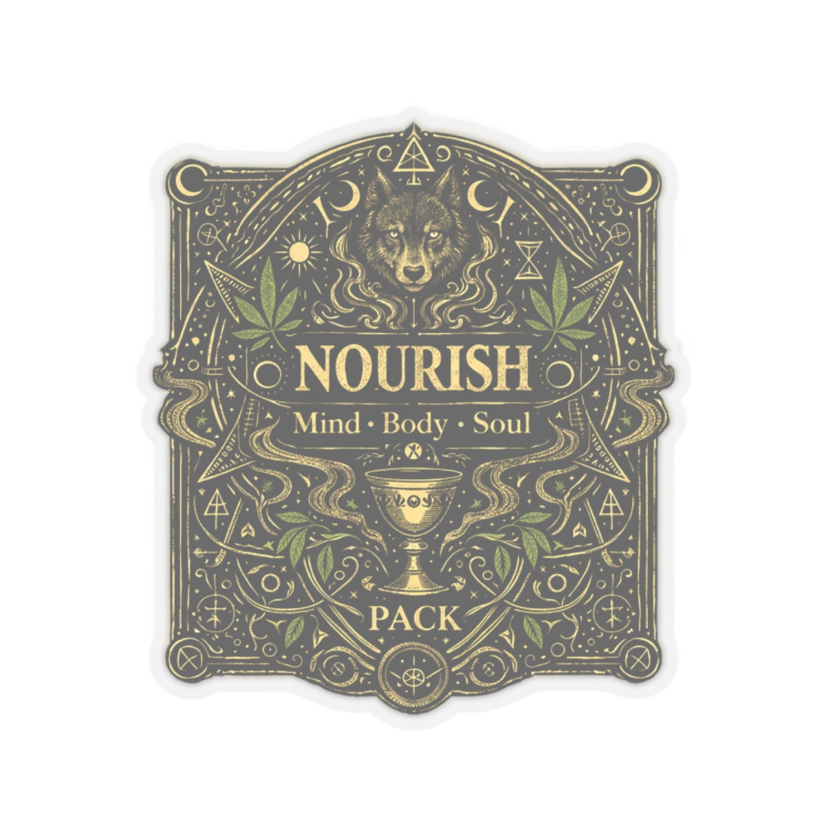 Kenzie Killz NO UR ISH Mental Health Awareness and "Gardening" STICKER (Portion Of ALL Sales Benefits Charity)