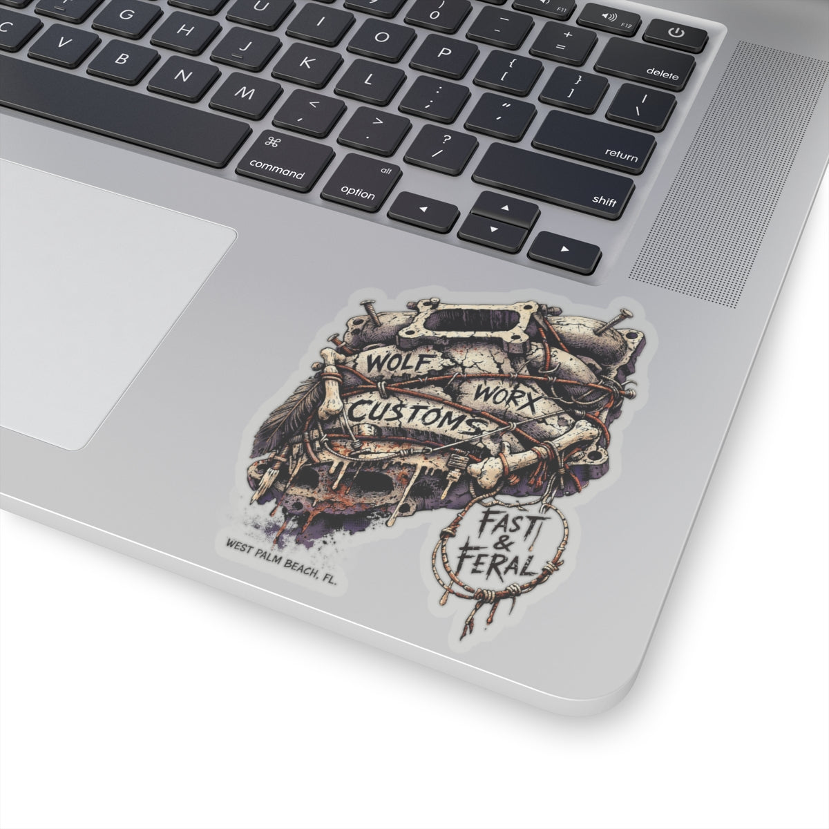 Wolf Worx Customs Cursed Intake Sticker