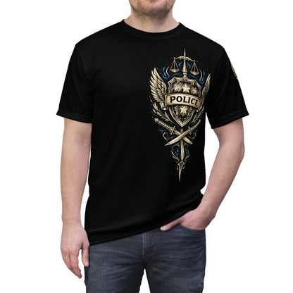 Wolf Worx Customs Hot Rod Heroes Police T Shirt