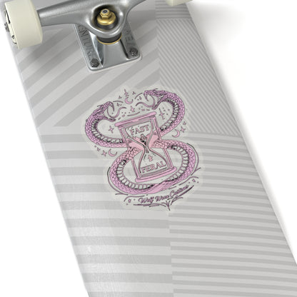 Wolf Worx Customs Fast & Feral Snakes Hourglass Sticker