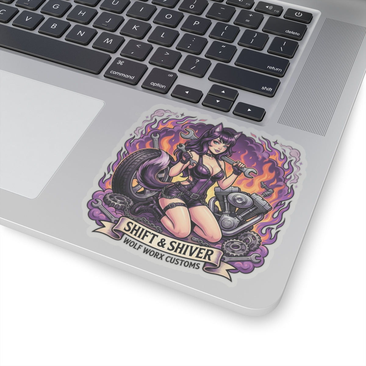 Wolf Worx Customs Fast & Feral Anime Sticker