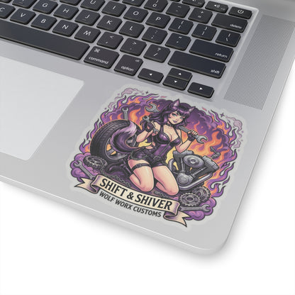 Wolf Worx Customs Fast & Feral Anime Sticker