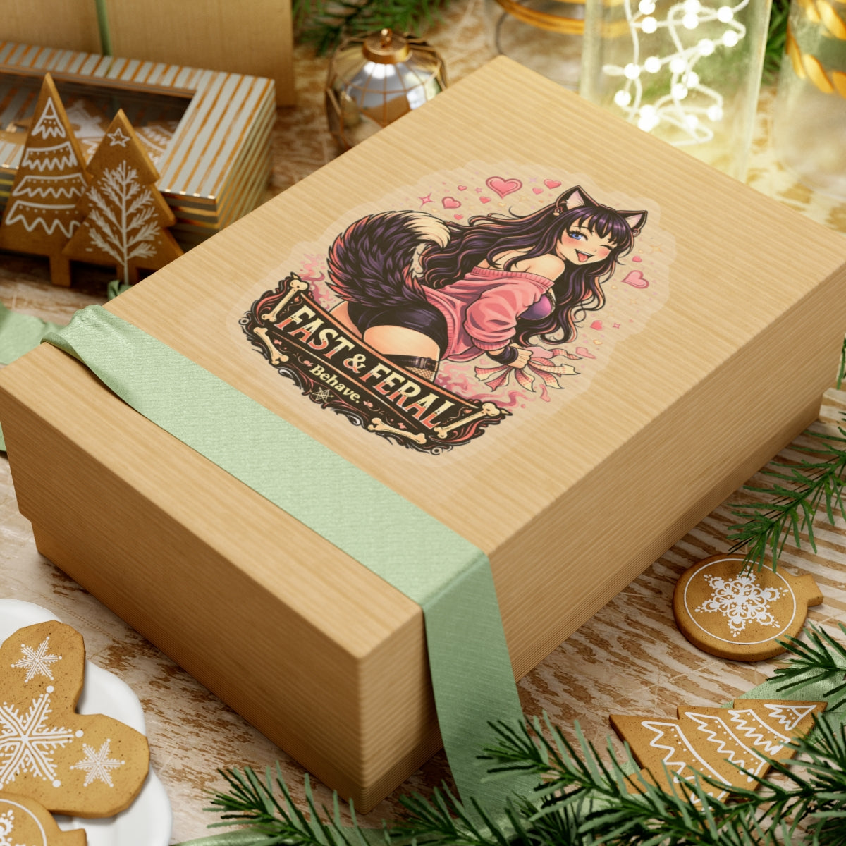 Wolf Worx Customs Fast & Feral Kenzie Killz Wink Sticker