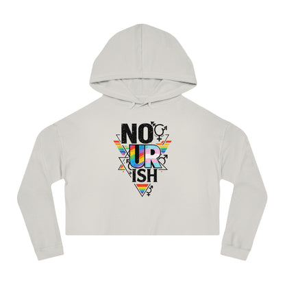 NO UR ISH Nourish Cropped Pride Sweatshirt (Proceeds Benefit Charity)