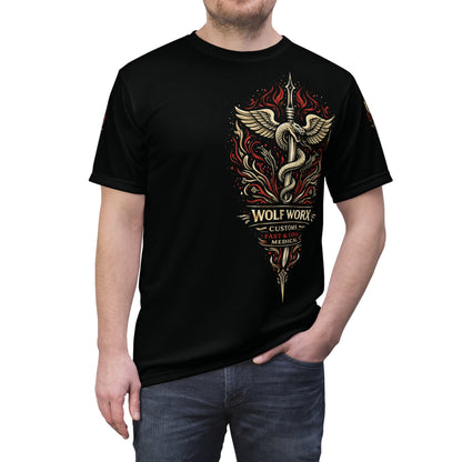 Wolf Worx Customs Fast & Feral Hot Rod Heroes Medical T Shirt
