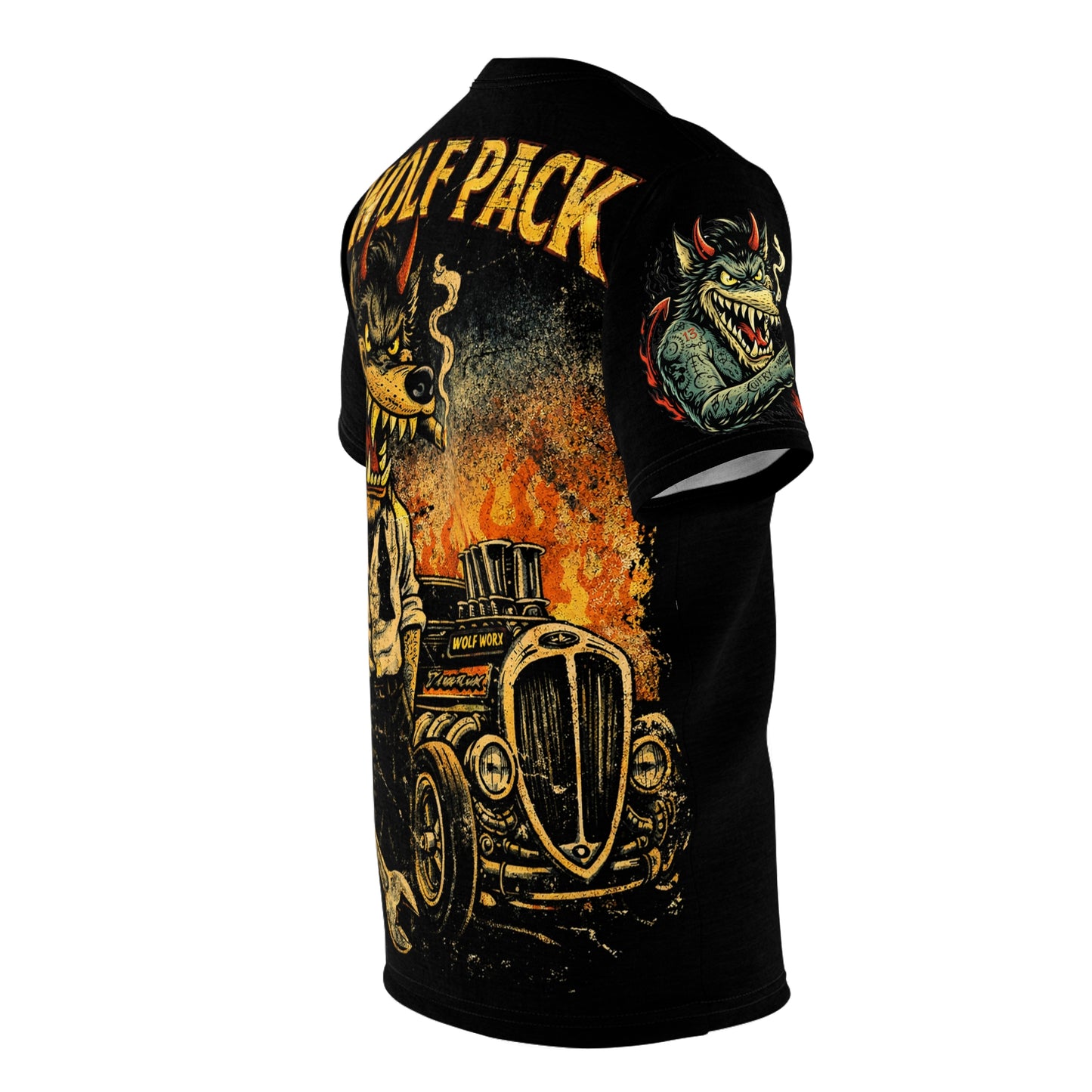 Wolf Worx Customs Raised On Legacy Coop Inspired Vintage T- Shirt