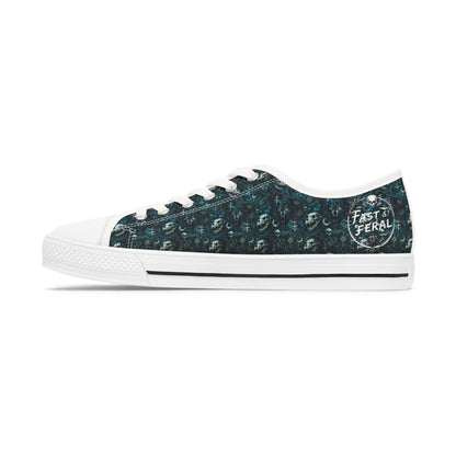 Fast & Feral Blue Occult Women's Low Top Sneakers