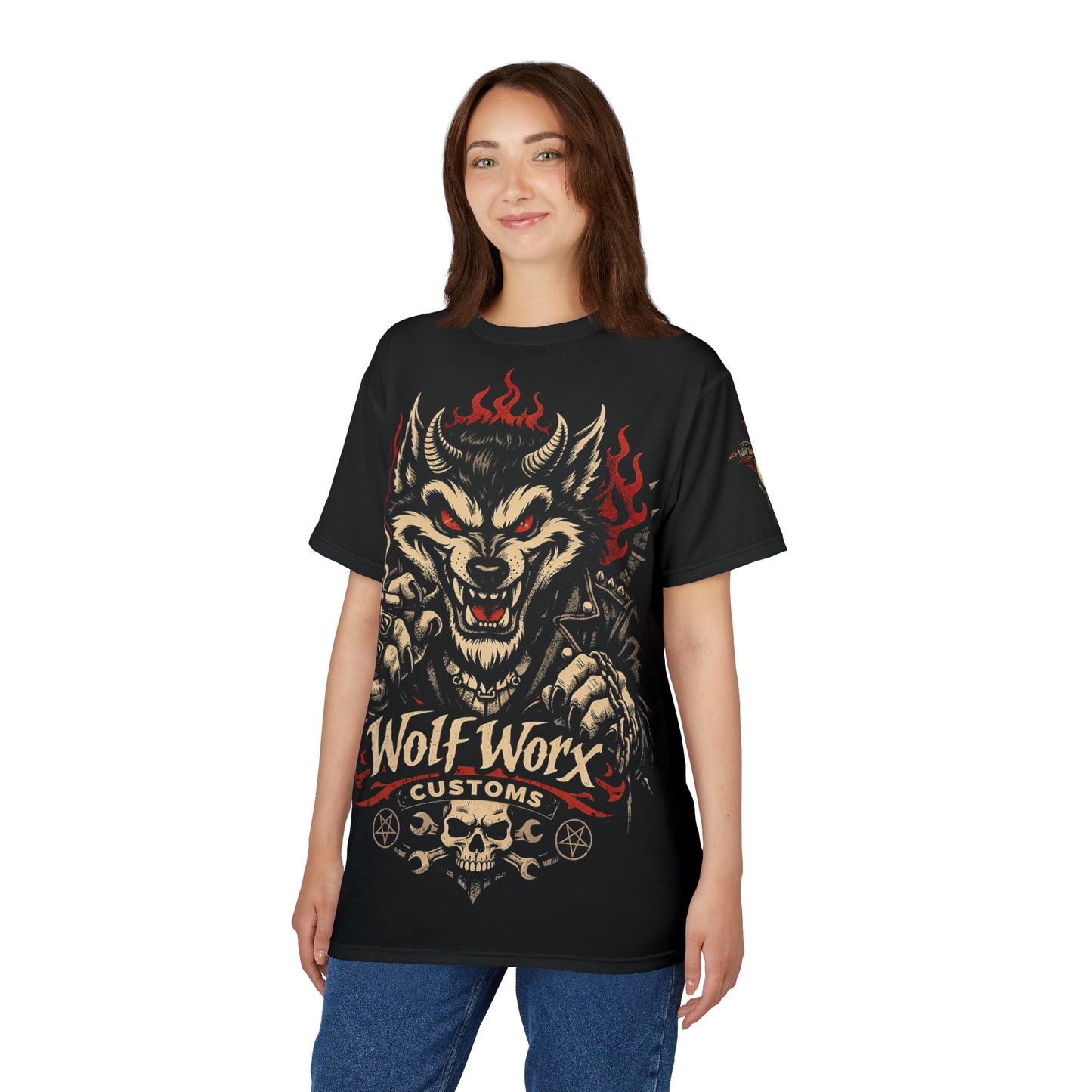 Wolf Worx Customs Raised On Legacy Pinstripe Sacrifice T- Shirt