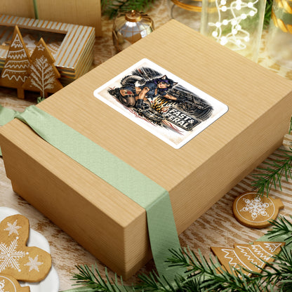 Wolf Worx Customs Fast & Feral Kenzie Killz Oil Change Sticker