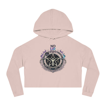 No Ur Ish NOURISH Cropped Hoodie SA/DA Awareness (Proceeds Benefit Charity)