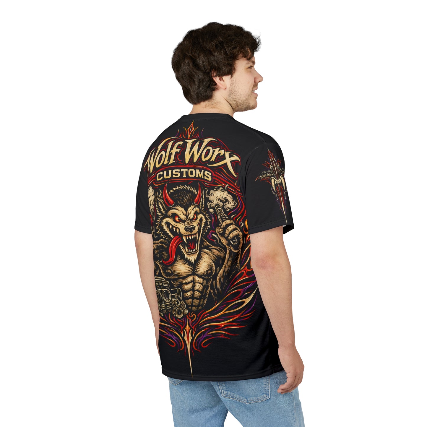 Wolf Worx Customs Raised On Legacy Pinstripe Vintage T- Shirt