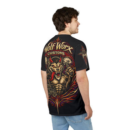 Wolf Worx Customs Raised On Legacy Pinstripe Vintage T- Shirt